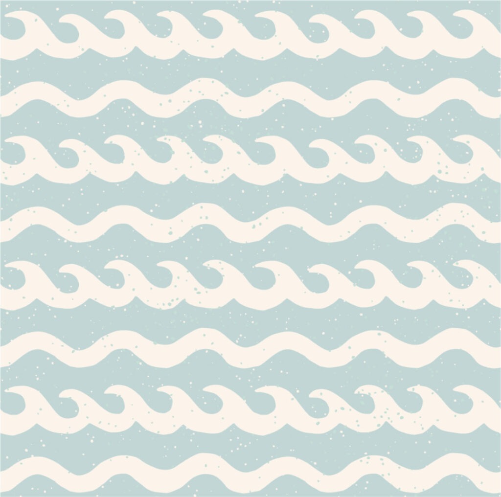 Ilustración de olas